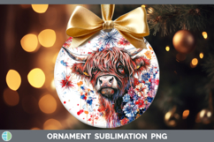GorgeousFarm Patriotic Splash Ornament design.