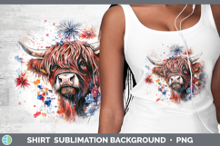 GorgeousFarm Patriotic Splash Shirt design.