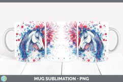 GorgeousFarm Patriotic Splash Mug Wrap design.