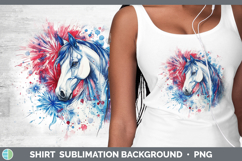 GorgeousFarm Patriotic Splash Shirt design.