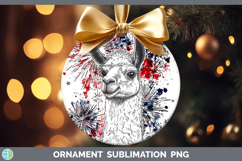 GorgeousFarm Patriotic Splash Ornament design.
