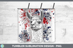GorgeousFarm Patriotic Splash Tumbler design.