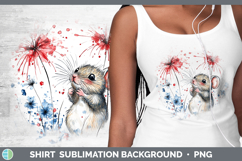 GorgeousFarm Patriotic Splash Shirt design.