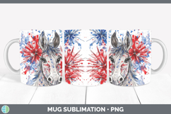 GorgeousFarm Patriotic Splash Mug Wrap design.
