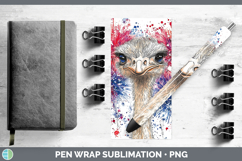 GorgeousFarm Patriotic Splash Pen Wrap design.