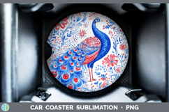 GorgeousFarm Patriotic Splash Car Coaster design.