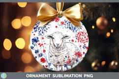 GorgeousFarm Patriotic Splash Ornament design.