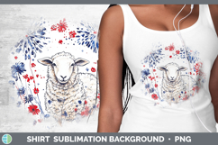GorgeousFarm Patriotic Splash Shirt design.