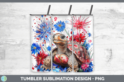 GorgeousFarm Patriotic Splash Tumbler design.