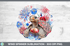 GorgeousFarm Patriotic Splash Wind Spinner design.
