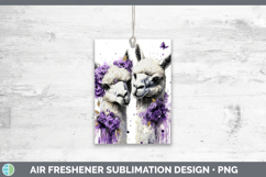 GorgeousFarm Purple Drips Air Freshener design.