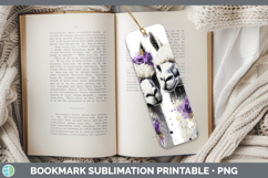 GorgeousFarm Purple Drips Bookmark design.