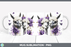 GorgeousFarm Purple Drips Mug Wrap design.