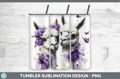GorgeousFarm Purple Drips Tumbler design.