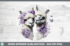 GorgeousFarm Purple Drips Wind Spinner design.