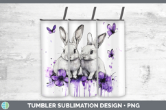 GorgeousFarm Purple Drips Tumbler design.