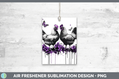 GorgeousFarm Purple Drips Air Freshener design.
