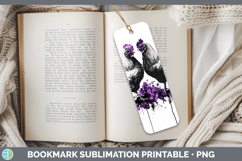 GorgeousFarm Purple Drips Bookmark design.