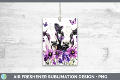 GorgeousFarm Purple Drips Air Freshener design.