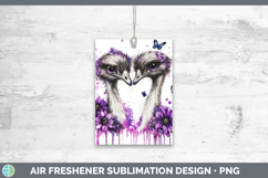 GorgeousFarm Purple Drips Air Freshener design.