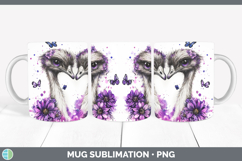 GorgeousFarm Purple Drips Mug Wrap design.