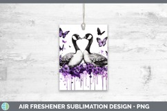 GorgeousFarm Purple Drips Air Freshener design.