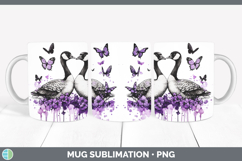 GorgeousFarm Purple Drips Mug Wrap design.