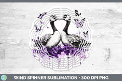 GorgeousFarm Purple Drips Wind Spinner design.