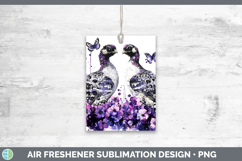 GorgeousFarm Purple Drips Air Freshener design.