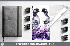 GorgeousFarm Purple Drips Pen Wrap design.