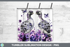 GorgeousFarm Purple Drips Tumbler design.