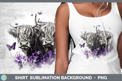 GorgeousFarm Purple Drips Shirt design.