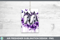 GorgeousFarm Purple Drips Air Freshener design.