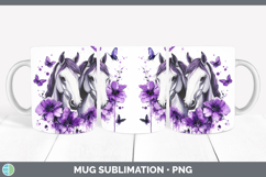 GorgeousFarm Purple Drips Mug Wrap design.