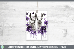GorgeousFarm Purple Drips Air Freshener design.