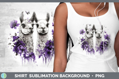 GorgeousFarm Purple Drips Shirt design.