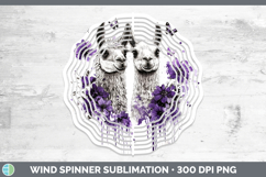 GorgeousFarm Purple Drips Wind Spinner design.