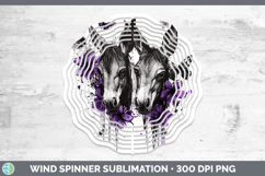 GorgeousFarm Purple Drips Wind Spinner design.
