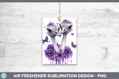 GorgeousFarm Purple Drips Air Freshener design.