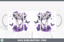 GorgeousFarm Purple Drips Mug Wrap design.