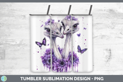 GorgeousFarm Purple Drips Tumbler design.