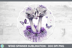 GorgeousFarm Purple Drips Wind Spinner design.