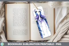 GorgeousFarm Purple Drips Bookmark design.