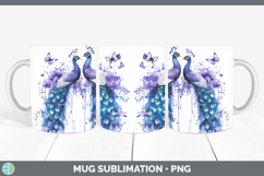 GorgeousFarm Purple Drips Mug Wrap design.