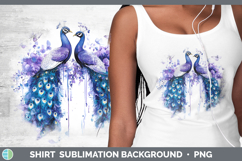 GorgeousFarm Purple Drips Shirt design.