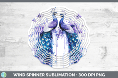 GorgeousFarm Purple Drips Wind Spinner design.