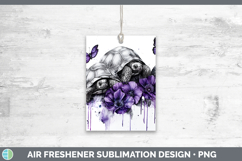 GorgeousFarm Purple Drips Air Freshener design.