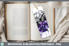 GorgeousFarm Purple Drips Bookmark design.