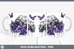 GorgeousFarm Purple Drips Mug Wrap design.