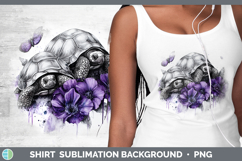 GorgeousFarm Purple Drips Shirt design.